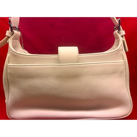 Coach Ivory Leather Hand Bag Purse w/ Strap Hampton Legacy K0S-7789 NWOT - Picture 4 of 11